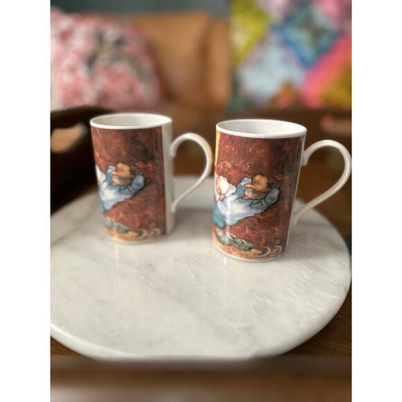 2 Vintage Dunoon Vincent Van Gogh Coffee Mug - Picture 7 of 8